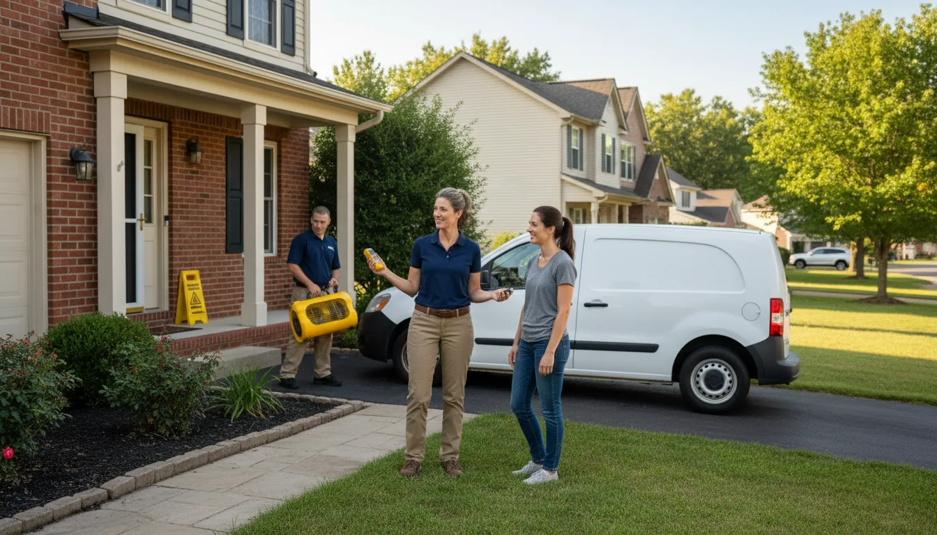 Water restoration image for Home Water Damage Repair in Cheshire, OH